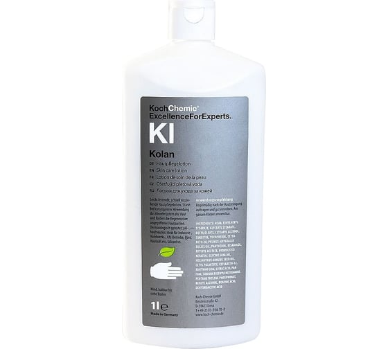 Лосьон для кожи рук Koch Chemie KOLAN, 1л, 62004 007044