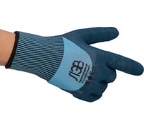 Перчатки NewLine полиэфирные с покрытием вспененным латексом 3/4, утепленные, 100 пар 168109/6_100