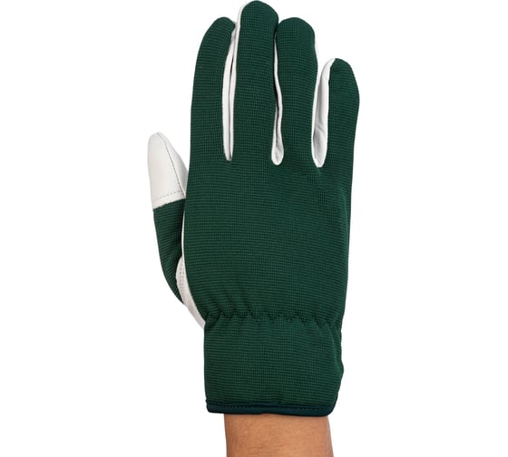 Перчатки NewLine комбинированные со спилком, на резинке, 10 пар 168164_10 1