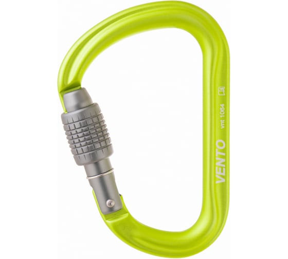 Карабин VENTO большой с резьбовой муфтой, зеленый vnt 1064_gn 1