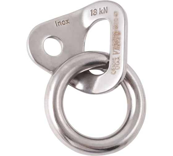 Шлямбурное ухо с кольцом VENTO д.10мм нержавейка (CE, UIAA) vnt 1193 1