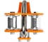Ролик Трек Vertical (с карабином Гусь автомат IR 0234-3) оранжевый ver 0433-1.orange 4
