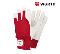 Перчатки рабочие кожаные WR PROTECT р. 10 с липучкой велкро Wurth 1899400134228 1