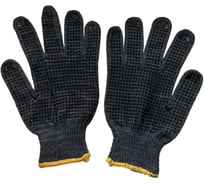 Перчатки трикотажные для рабочих SAMGRUPP серые, ПВХ точка, 10 класс, 50 гр, 50 шт SAMC-074050105-50