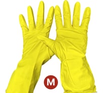 Перчатки хозяйственные SAMGRUPP резиновые с хлопковым напылением, размер М, 240 пар SAMC-074200009-240