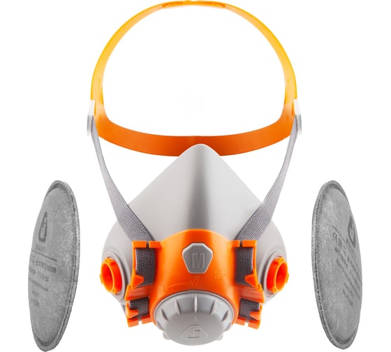 Комплект для защиты дыхания Jeta Safety сварщика, полумаска из силикона, размер М (средний), WeldKit6500-M