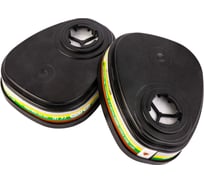 Фильтр противогазовый  для защиты от органических, неорганических, кислых газов и аммиака класса AВЕK1, 60шт. Jeta Safety 6541-box