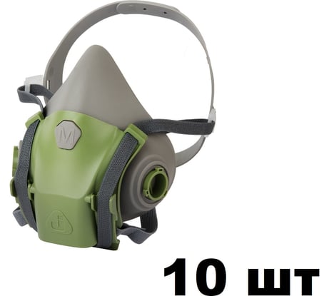 Полумаска фильтрующая из силикона с быстрым сбросом, размер M (средний), 10 шт Jeta Safety 8500-box-M