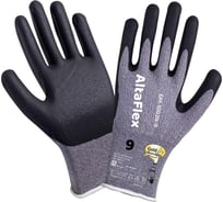 Перчатки нейлоновые GOLD MANIBUS GM-1003N- 9 AltaFlex эластичные с покрытием из вспененного нитрила р.9 (L) 12/240 УТ-00000605