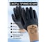 Перчатки утепленные Jeta Safety (120 пар) с губчатым латексным покрытием на 3/4, JLW-201, р.9/L, JLW-201-box-L 6
