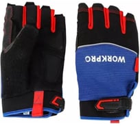 Перчатки механика беспалые WORKPRO PRO XL (дышащий материал, встроеное полотенце, ширина по ладони 116мм) WP371020