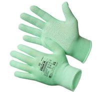 Перчатки нейлоновые GOLD MANIBUS Green Edition с покрытием микроточка р.8 (M) 12/240 GM-1001L-8 Fillum-M