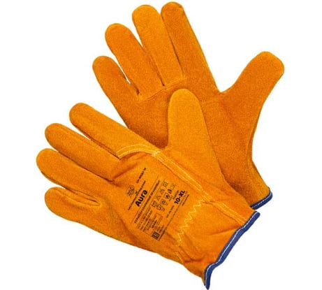 Перчатки Gold Manibus GM-1002LT-10 Aura спилковые оранжевые Cowsplit Leather Driver Gloves р.10 (XL) 12/120 УТ-00000597