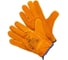 Перчатки Gold Manibus GM-1002LT-10 Aura спилковые оранжевые Cowsplit Leather Driver Gloves р.10 (XL) 12/120 УТ-00000597 1