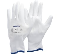 Нейлоновые перчатки для монтажных работ ATORN ORION, белые, размер 10 55551130