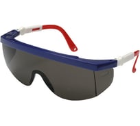 Очки защитные поликарбонатные с регулируемыми дужками и затемненными линзами Stayer 2-110483