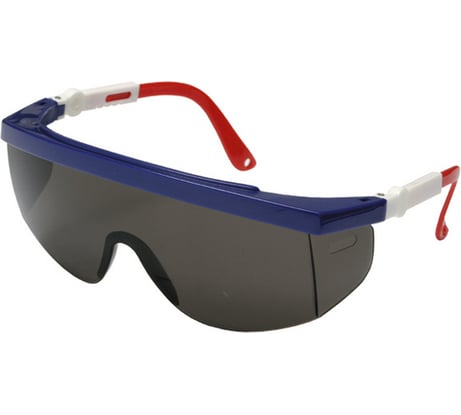 Очки защитные поликарбонатные с регулируемыми дужками и затемненными линзами Stayer 2-110483