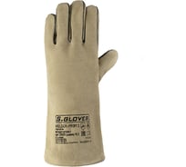 Краги S. GLOVES спилковые 5-ти палые(подкл) кевл,WELDER-PROFI 2 10.5 размер 0257/33031-10.5