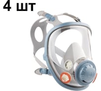 Полнолицевая маска Jeta Safety с антивандальным хим.стойким покрытием, разм.XL, 6950-XL