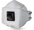 Респиратор FFP2 NR D Jeta Safety с клапаном угольный (20 шт) трехпанельный, JM-9326-pack 8