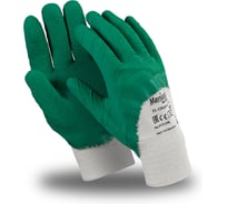 Перчатки Manipula Specialist БАРХАН РЧ (MG-241), интерлок, латекс частичный, трикотажный манжет, цвет, размер 11 Пер 623/11