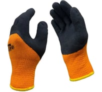 Перчатки рабочие Master-Pro® утеплённые НОРД (ХАКАСИЯ-А+), акриловые махровые с рельефным латексным покрытием 3/4 основания, размер 11 (XXL), 20 пар 6807-AQLHS(3/4)-20