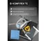 Полнолицевая маска с антивандальным покрытием+фильтры А1 Jeta Safety размер XL комплект 6950/6510-XL 16