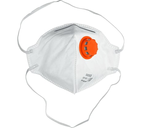 Фильтрующая противоаэрозольная многослойная полумаска с клапаном DEXX FFP1 11102_z01