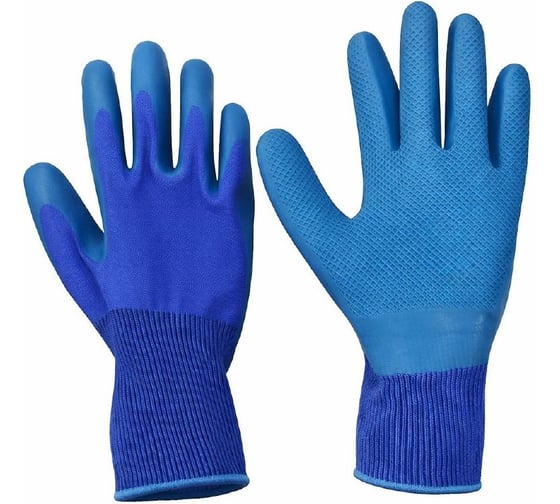 Перчатки из полиэфира Jeta Safety с ПРЕМИАЛЬНЫМ латексным покрытием, р.8/M, JL-022-M 1