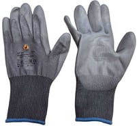 Сверхпрочные перчатки от порезов Jeta Safety из полиэтилена с полиуретановым покрытием, р.9/L, JCP-151-L