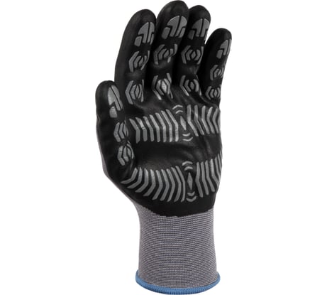 Защитные трикотажные перчатки Jeta Safety из нейлона и спандекса с покрытием ладони и точками на ладони из нитрила, размер 8/M JN-061-M