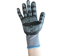 Защитные трикотажные перчатки Jeta Safety из нейлона и спандекса с покрытием ладони и точками на ладони из нитрила, размер 10/XL JN-061-XL