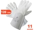 Аргоновые краги ARCTICUS наппа КРС серые, без подкладки, Kevlar, 35см, р.11, арт. 32000-11120 1