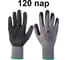 Перчатки из полиэфира Jeta Safety (120 пар) c рельефным латексным покрытием, р.M/8, JL061-box-M 1