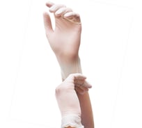 Перчатки виниловые универсальные RABBITEX 50 пар (100шт), р.S (малый), белые 702163