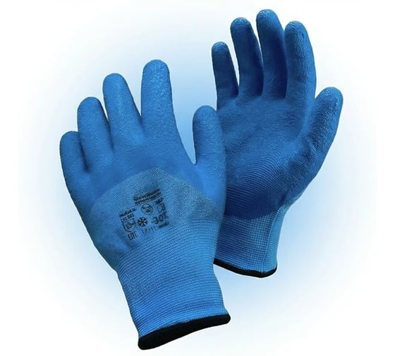 Водонепроницаемые зимние перчатки -30°C со вспененным латексным покрытием, размер 10 Sebmet TD074030010 1