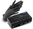 Перчатки защитные нитриловые неопудренные Shine systems Nitrile Gloves, размер M, черные, 100 шт (50 пар) SS414 1