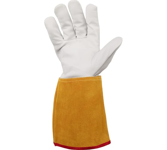 Краги сварщика для TIG сварки кожа/спилок с подкладкой размер 10/XL Jeta Safety JWK-701-XL