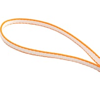 Петля из дайнемы оранжево-белая для такелажа ICE ROCK IR 0944.orange 100 см, шир. 10 мм