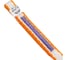 Оттяжка из дайнемы оранжево-белая ICE ROCK IR 0940.orange 25 см, шир. 10 мм 2