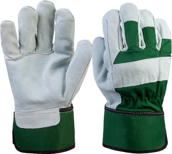 Перчатки комбинированные кожаные с усилением ладони (краги), размер 10/XL Jeta Safety JRG-6021