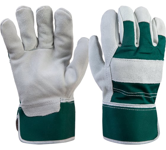 Перчатки комбинированные кожаные краги из спилка А, размер 10/XL Jeta Safety JRG-8011