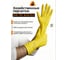 Латексные хозяйственные перчатки с хб напылением р.M/8 Jeta Safety JHG-101-M 2