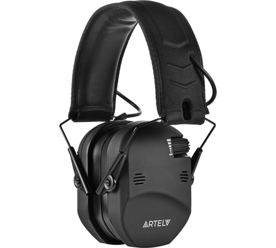 Профессиональные стрелковые наушники ARTELV КРЕЧЕТ II, гелевые амбушюры, черные AKRGG2