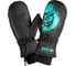 Варежки зимние White Owl Pro mitt MNS, размер L, черный с бирюзовым W113439 2