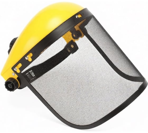Защитный щиток для покоса травы BestRoom ( козырёк + сетка) для работы с бензо/электро триммерами Щиток защитный сетка(112-428)