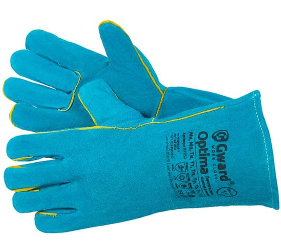 Краги спилковые GWARD Optima Инд.упаковка (арт. ) 1 пар. (размер 11 (XXL)) XY252/XXL1