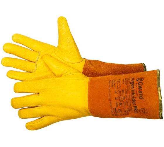 Спилковые краги GWARD Argon Welder Pro индивидуальная упаковка 1 пара (размер 11 (XXL)) XY301/XXL1