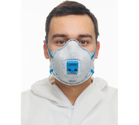 Формованная фильтрующая полумаска UNIXAir UNIX Air 512V FFP2 R D/A0, 1 шт. 102-044-0012