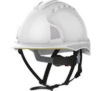 Защитная каска JSP EVO3, цв. белый + СОП + 4-точечный подбородочный ремешок универсальный 5038428125918
